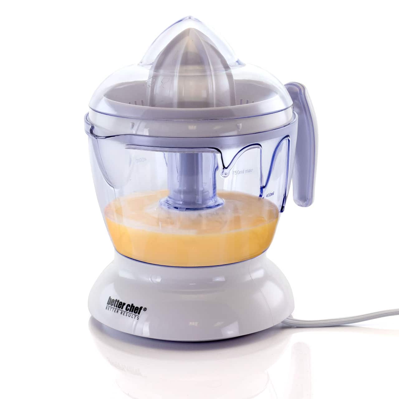 Better Chef 25oz. White Electrical Citrus Juicer